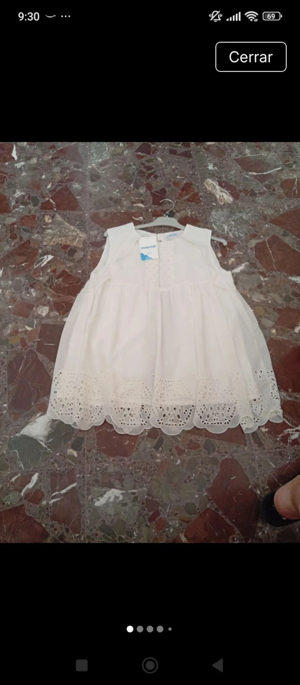 Camisa blanca de vestir 